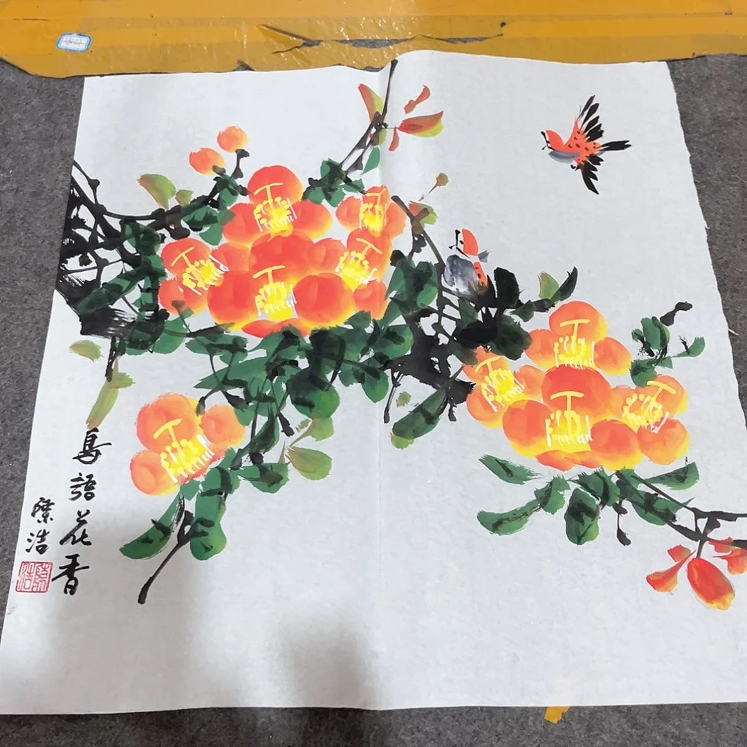国画纯手工绘画作品欣赏作品