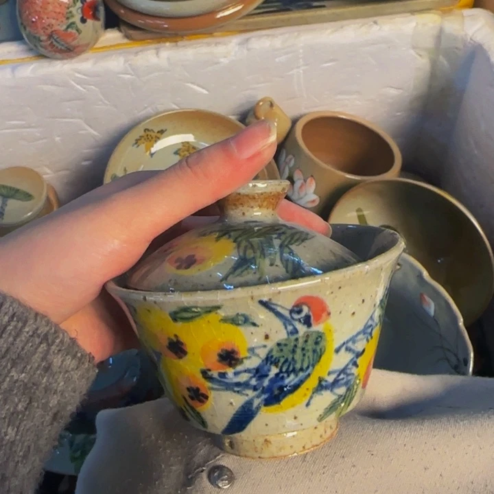 瓷片景德镇陶瓷手工手绘