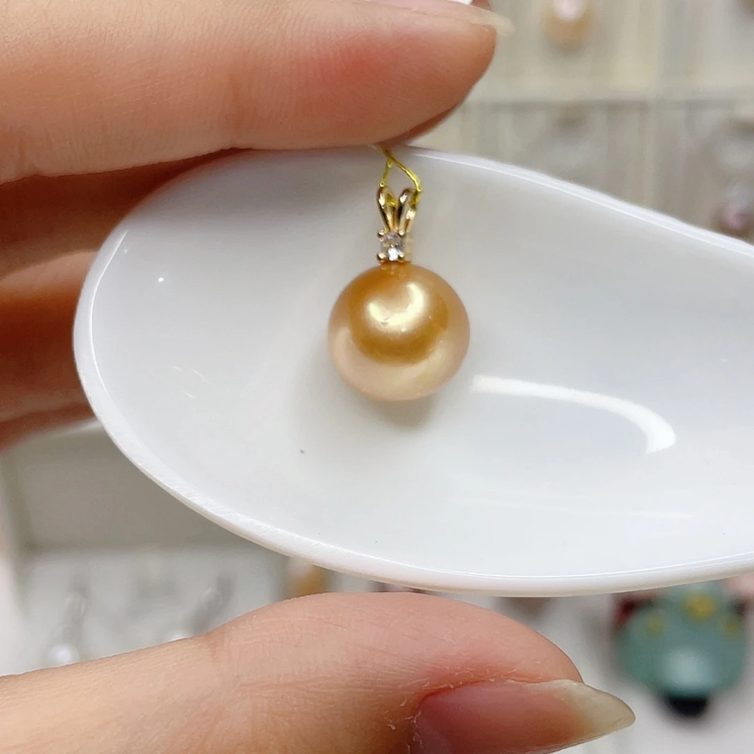 合金项链淡水珍珠