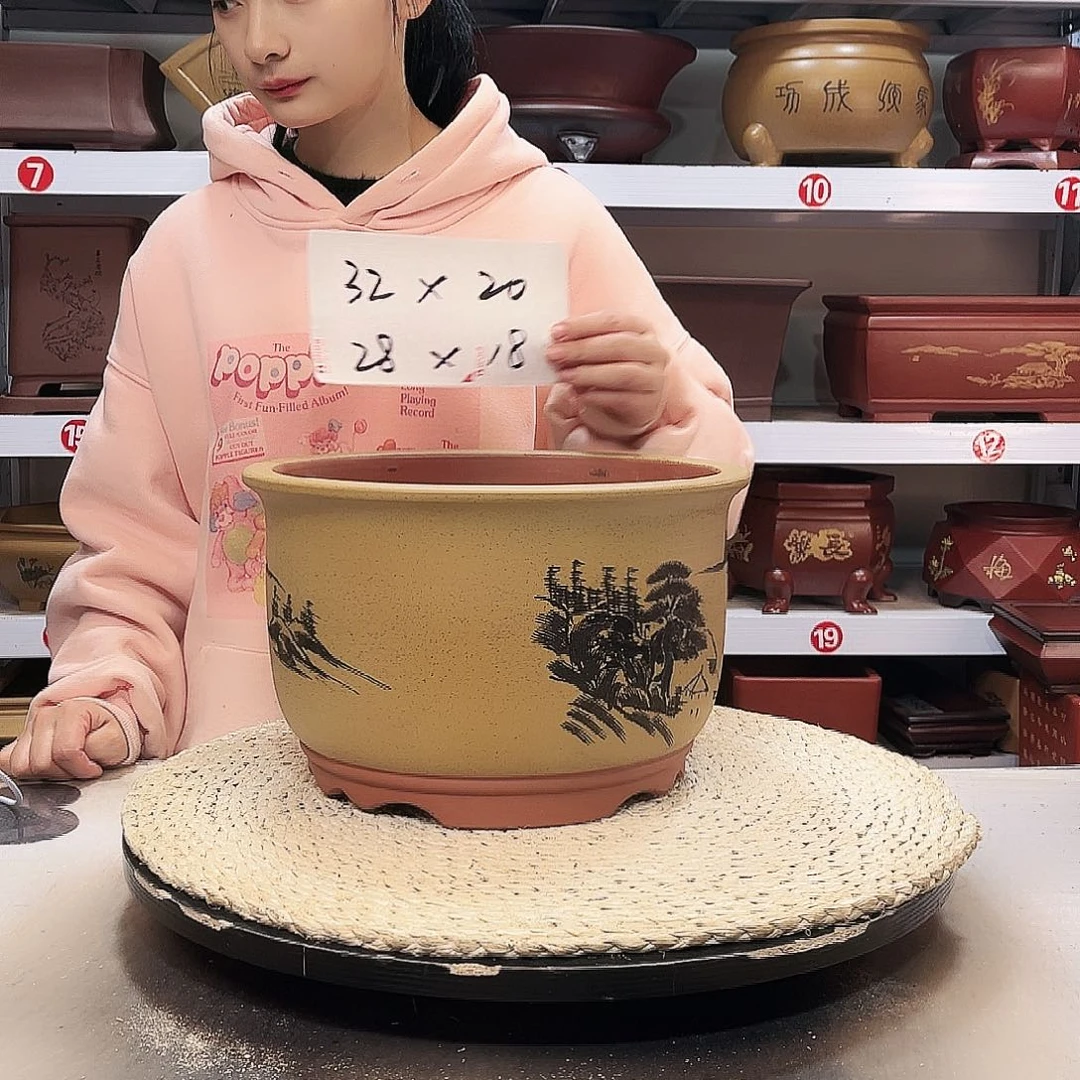 紫砂花盆紫砂花盆