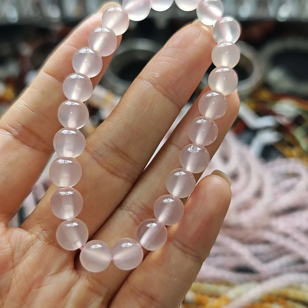 富***方玛瑙/玉髓未镶嵌手串