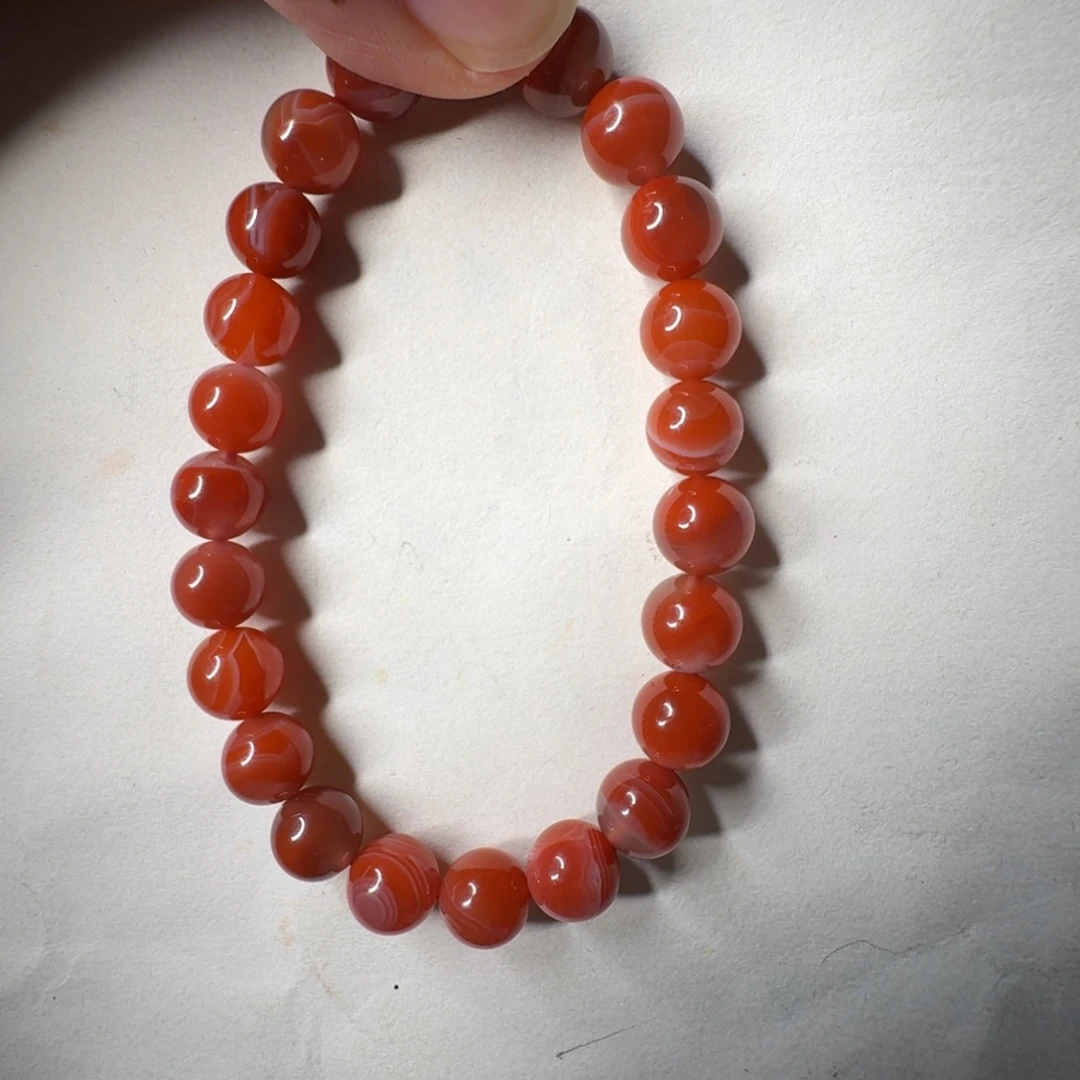 南红玛瑙未镶嵌手串