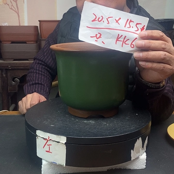 紫砂花盆货号一只KK6