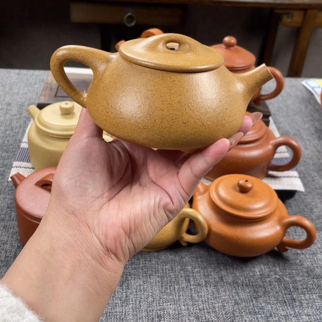 茶壶紫砂黄金段景舟石瓢全手30目240