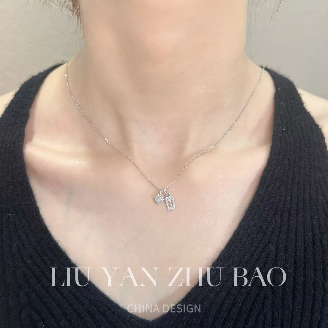 【六言臻选】 【升级重金】豆豆方牌项链