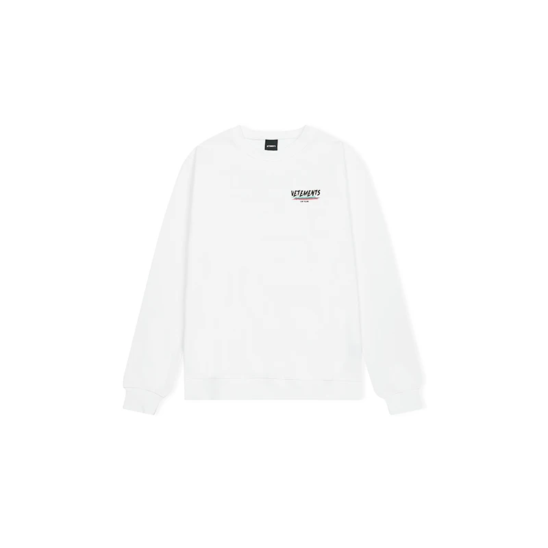 VETEMENTS可乐时尚情侣秋冬圆领宽松休闲长袖卫衣64520001