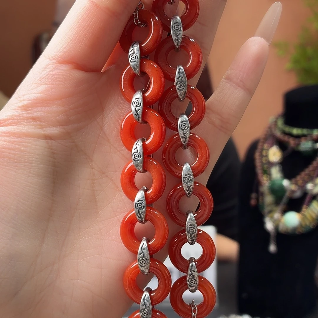 翡翠未镶嵌耳饰多样性发一手串