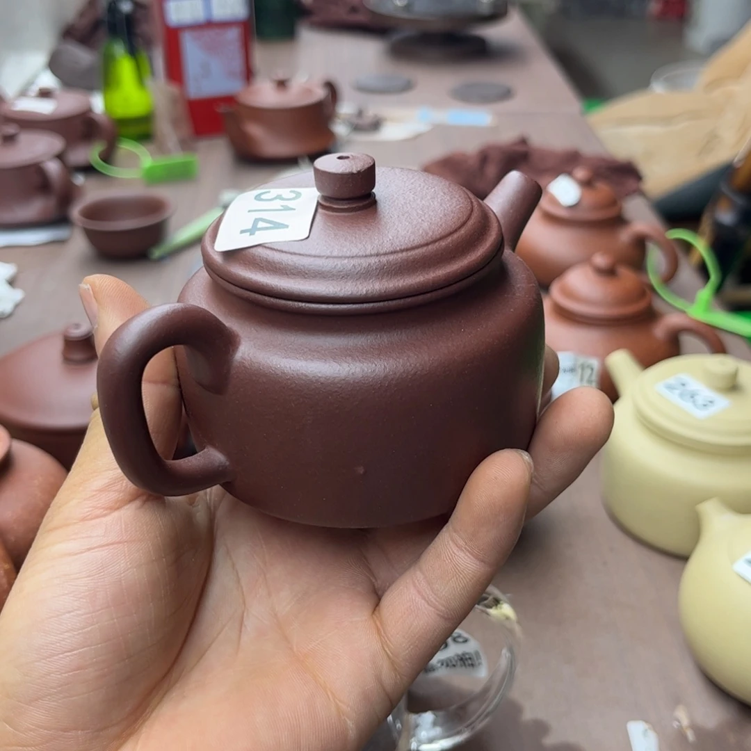 紫砂茶壶中槽清的德中170左右瑕疵