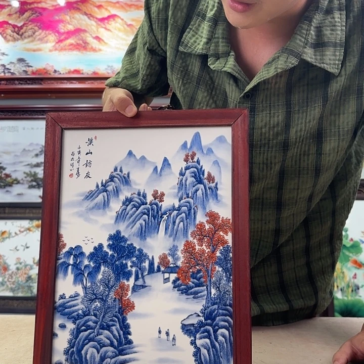 瓷片景德镇瓷板画