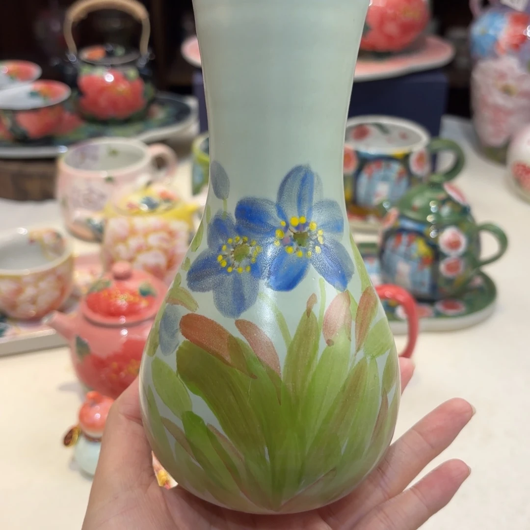 景德镇手绘高温釉下彩陶瓷茶具