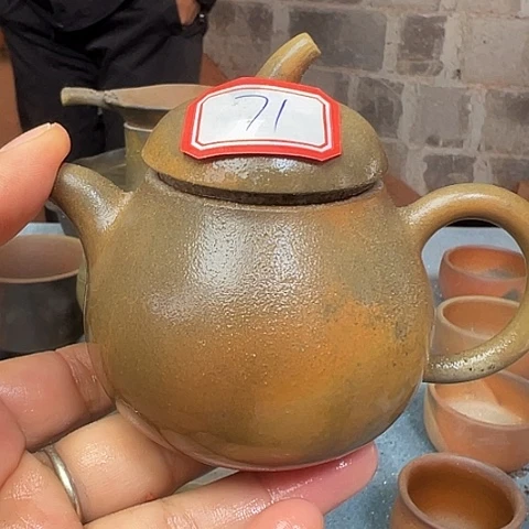戬谷龙窑柴烧茶壶71