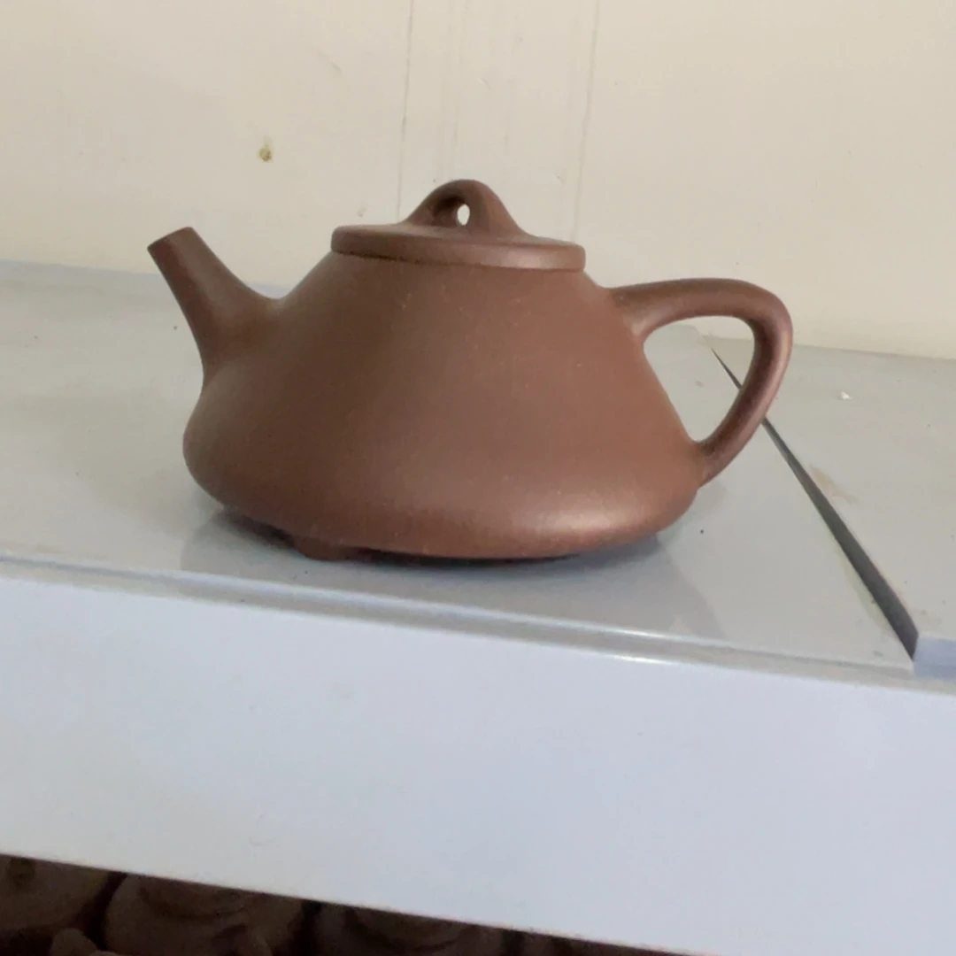 紫砂茶壶紫泥石瓢200cc