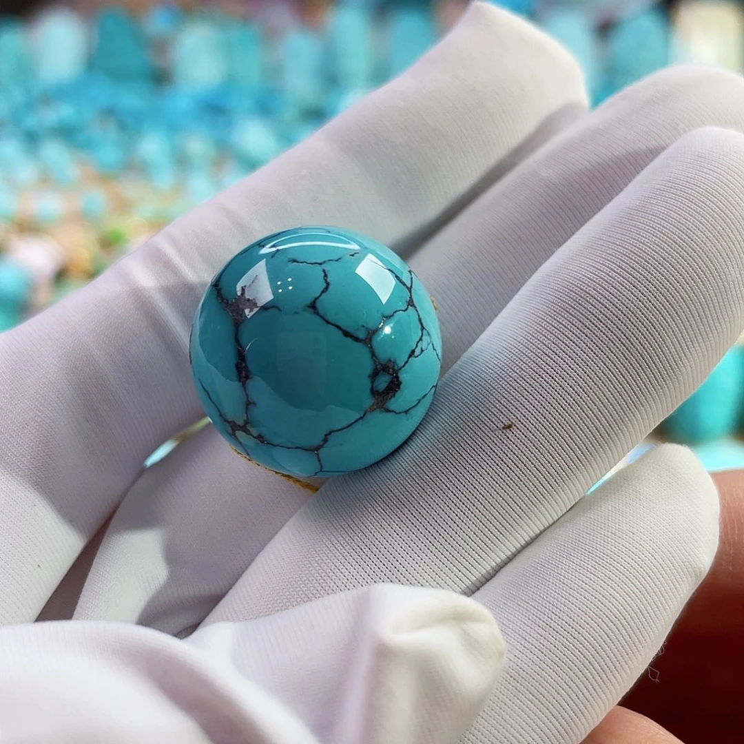 未镶嵌绿松石珠宝奇石20m