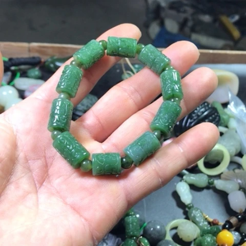 手链未镶嵌和田玉（糖玉）凤****姐