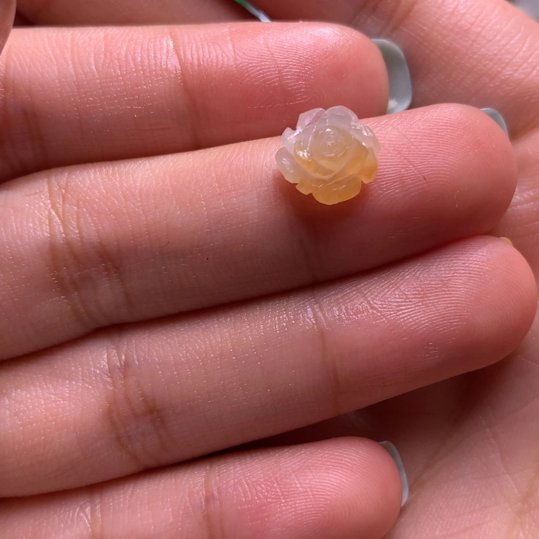 定制翡翠未镶嵌幽*花