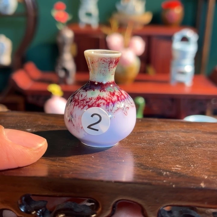 摆件微陶老王迷你拉坯花瓶