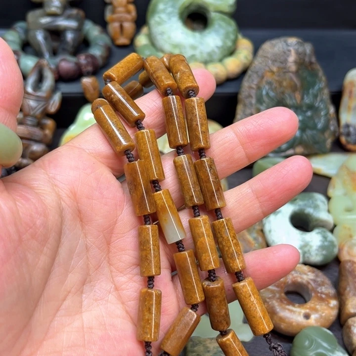 未镶嵌岫岩河磨玉（透闪石质玉）挂件1****8