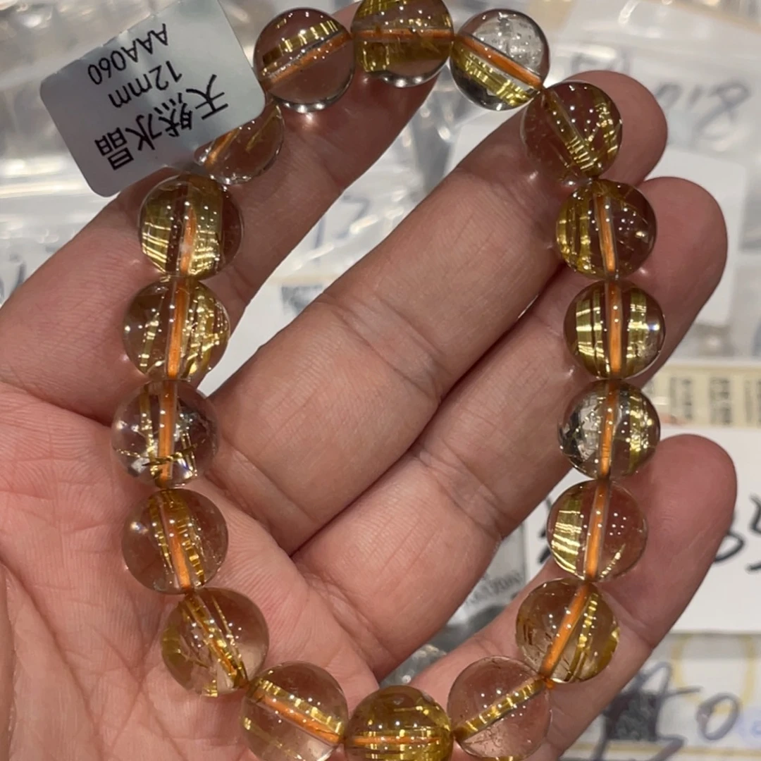 未镶嵌手链水晶aaa060钛晶