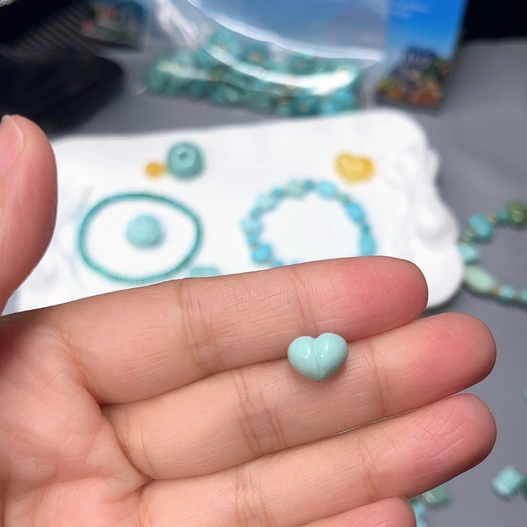 绿松石未镶嵌珠宝半成品