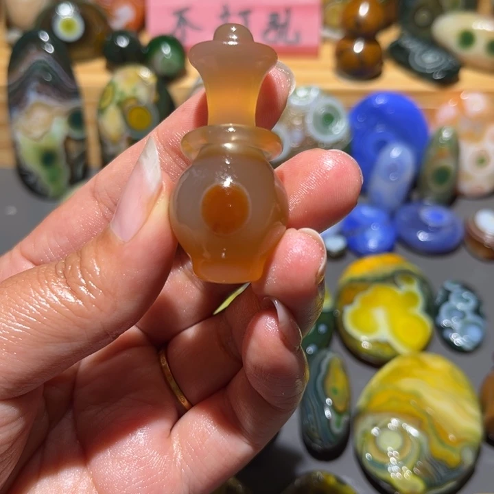 牧***～玛瑙/玉髓未镶嵌颈饰