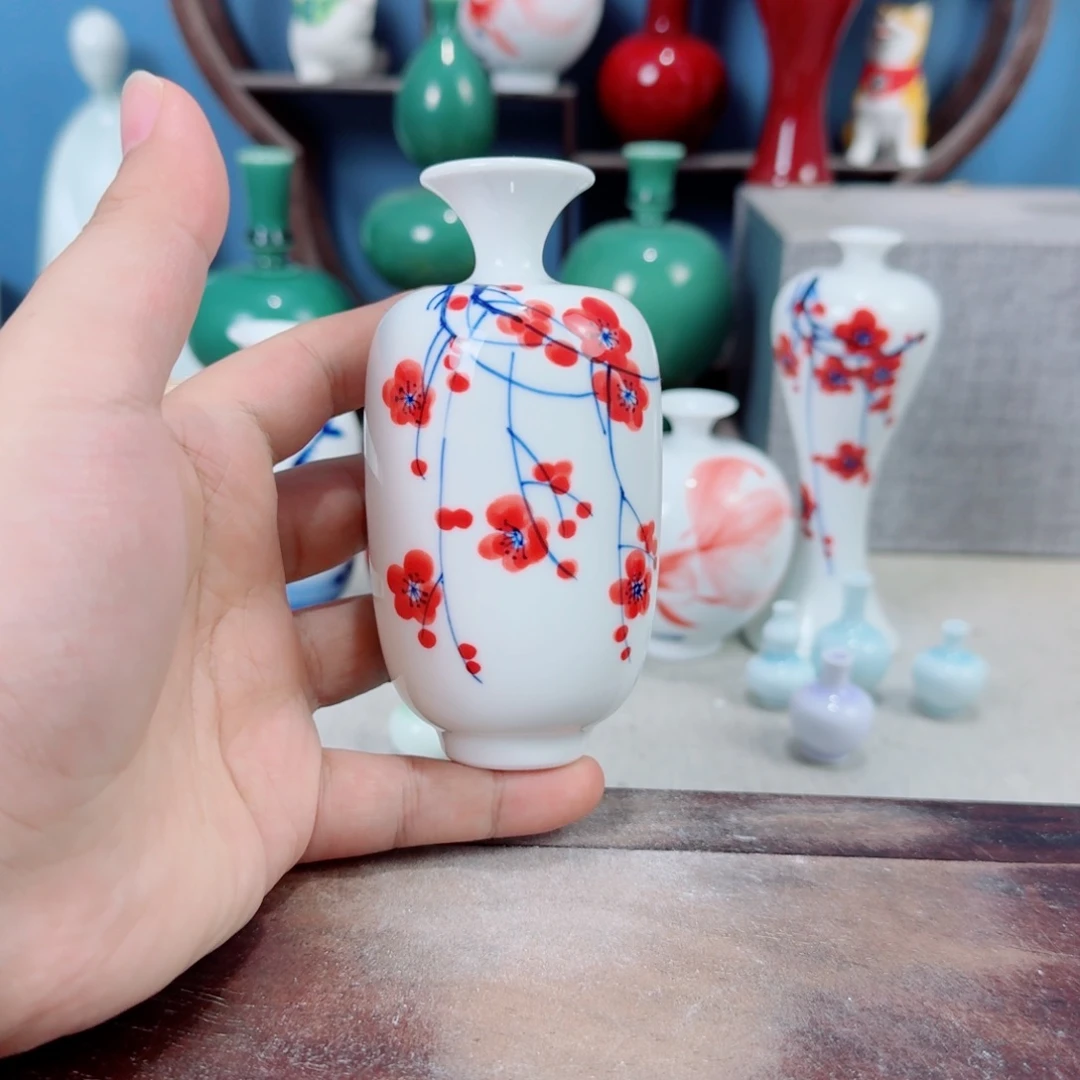 陶瓷手工小花器摆件