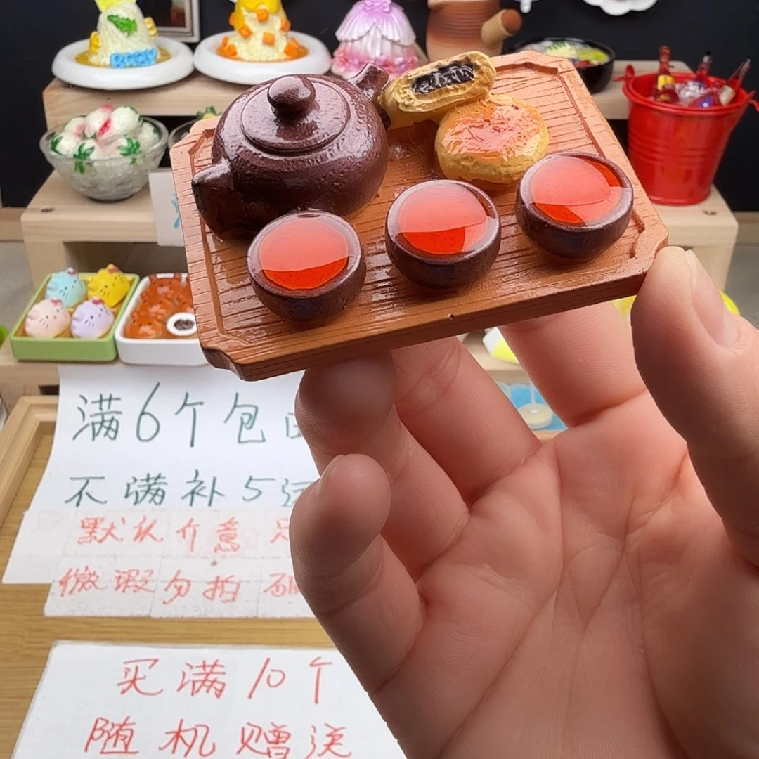 树脂食玩冰箱贴凭开箱视频售后