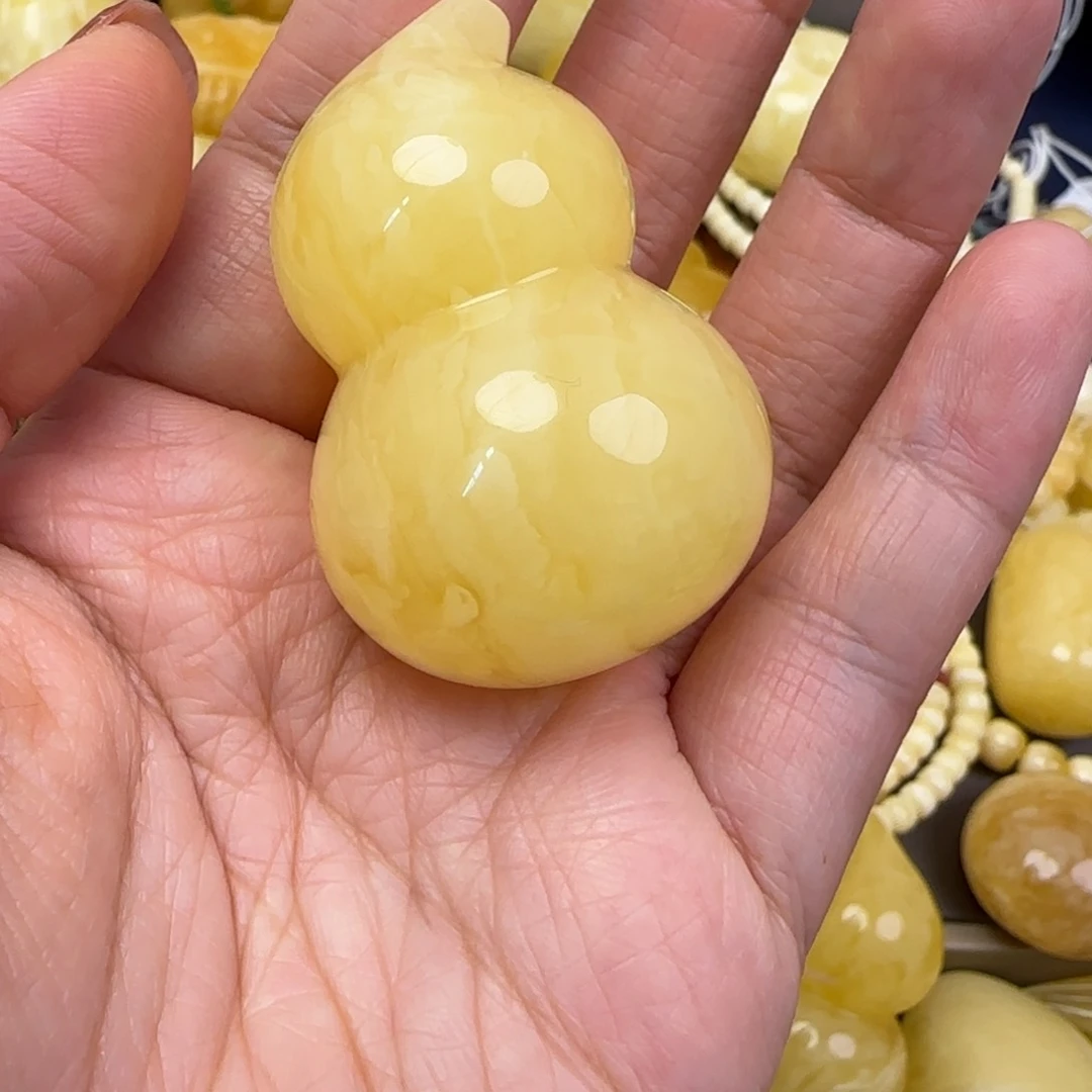 蜜蜡颈饰未镶嵌天然蜜蜡