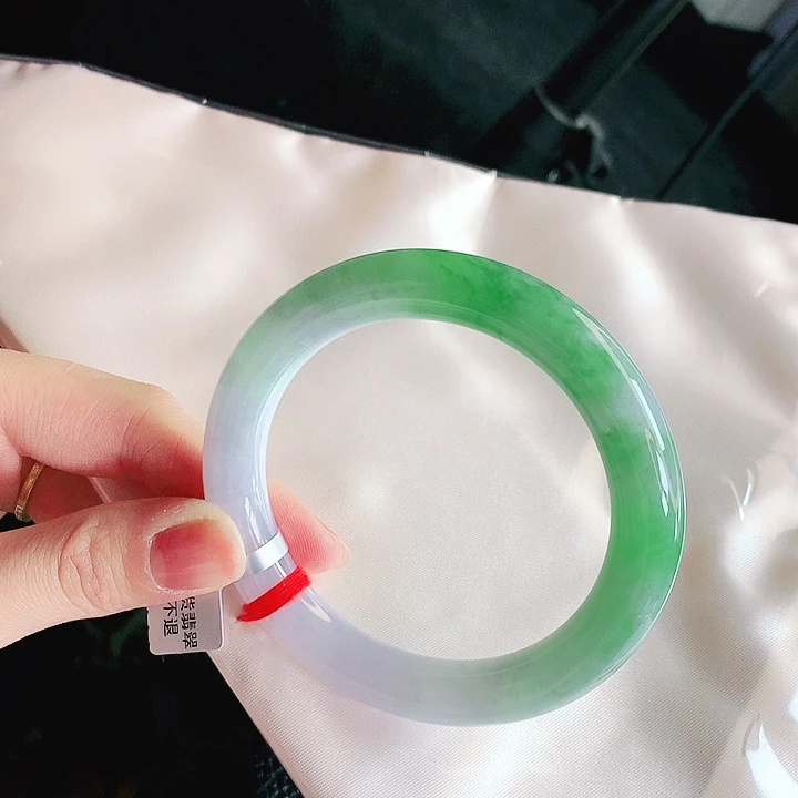 翡翠未镶嵌手镯缅甸天然a货翡翠手镯