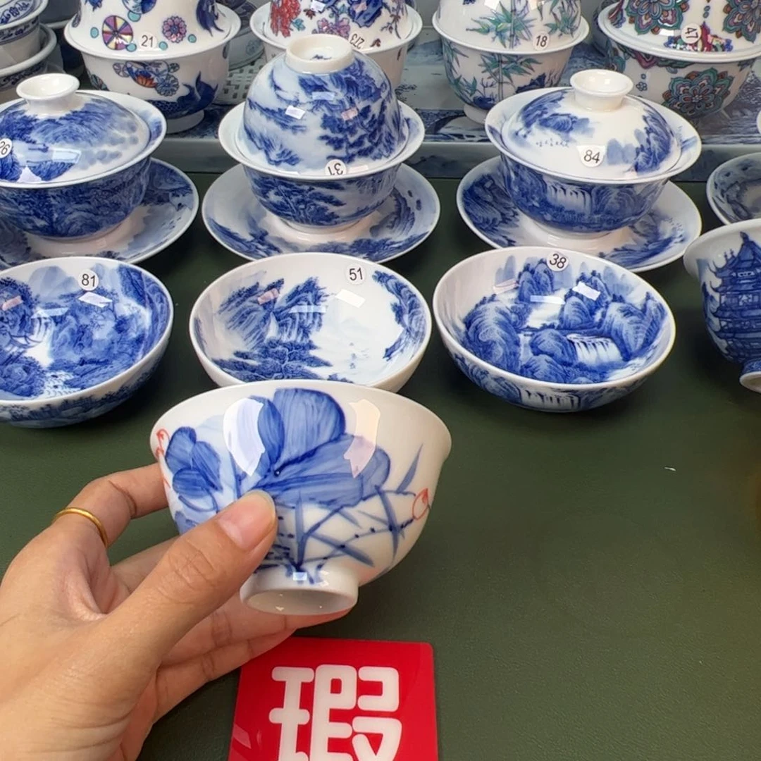 木木景德镇纯手工纯手绘茶具26