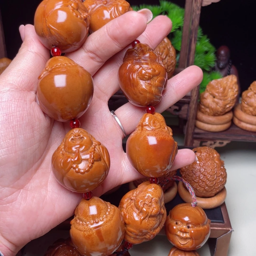 吊坠橄榄核财迷手持