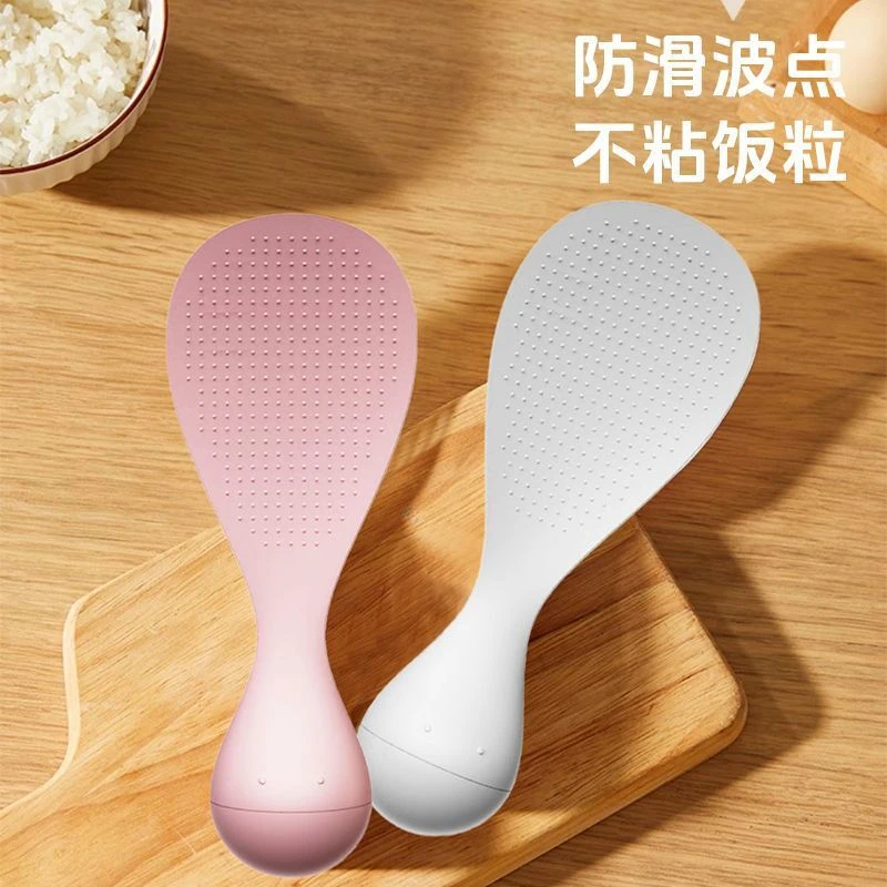 新品食品级可爱不倒翁饭勺不沾米饭家用厨房饭勺电饭煲耐高温饭勺