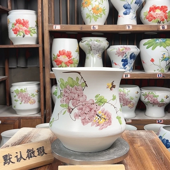 摆件小蛮腰紫藤新款陶瓷