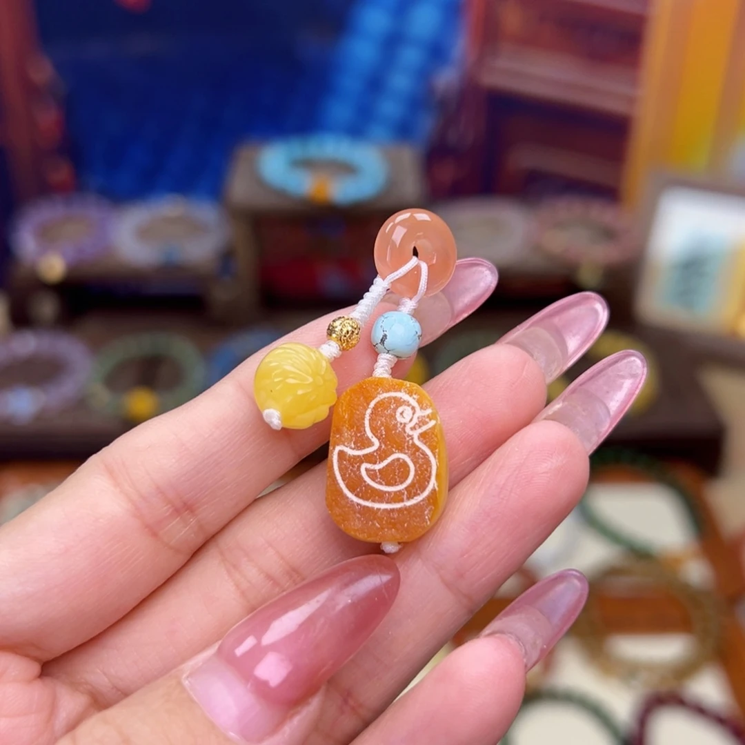 蜜蜡吊坠(不含链)未镶嵌配件
