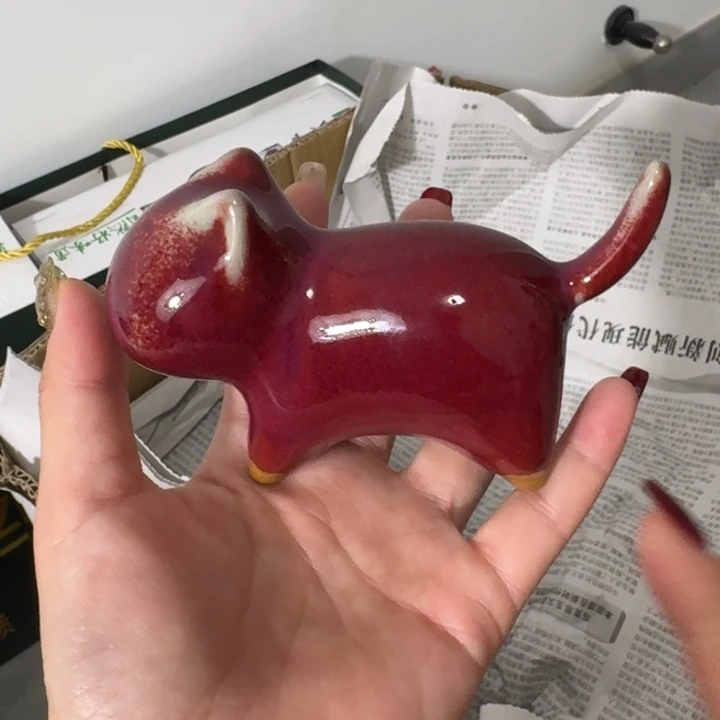 陶摆件郑家钧窑摆件