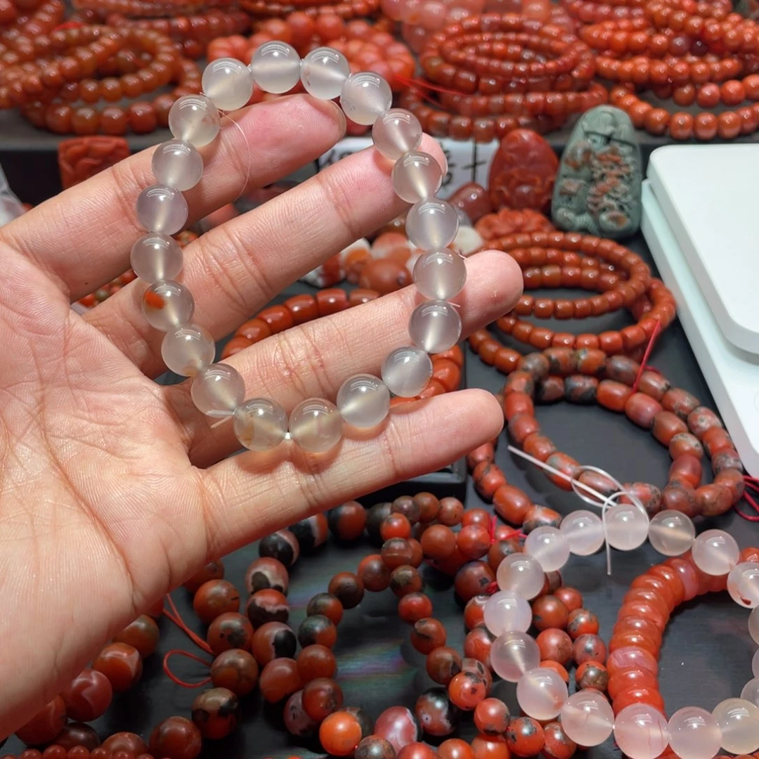 南红玛瑙手链未镶嵌