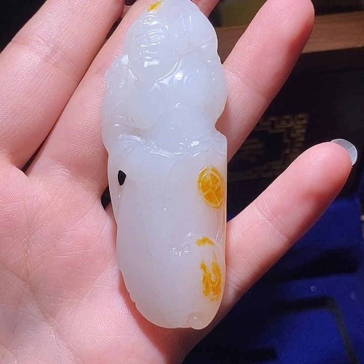 未镶嵌和田玉挂件星**迹