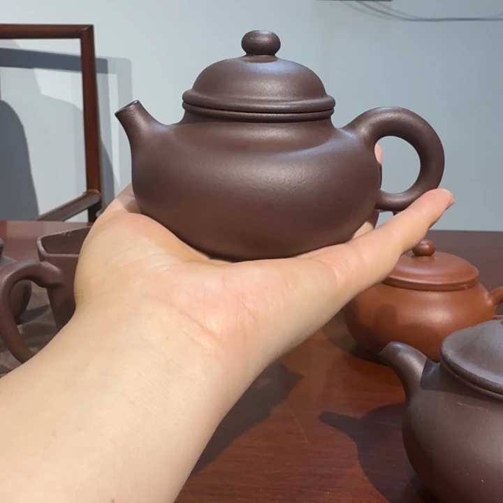 凌***云紫砂茶壶四号井底槽青容天瑕疵