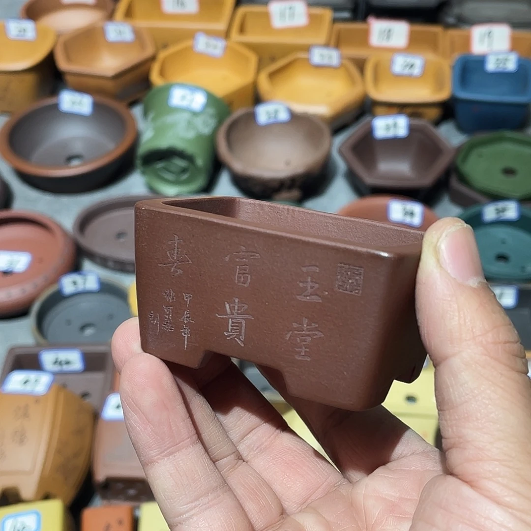 紫砂小盆6*4*3cmmmm