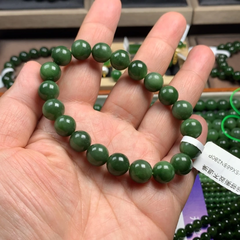 【闪购商品】和田玉（碧玉）手串未镶嵌280放漏