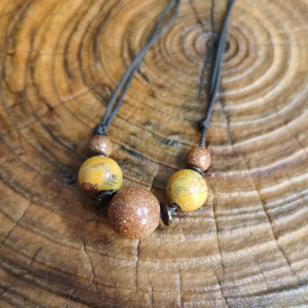 紫砂配饰挂脖锁骨珠胶泥工艺复古