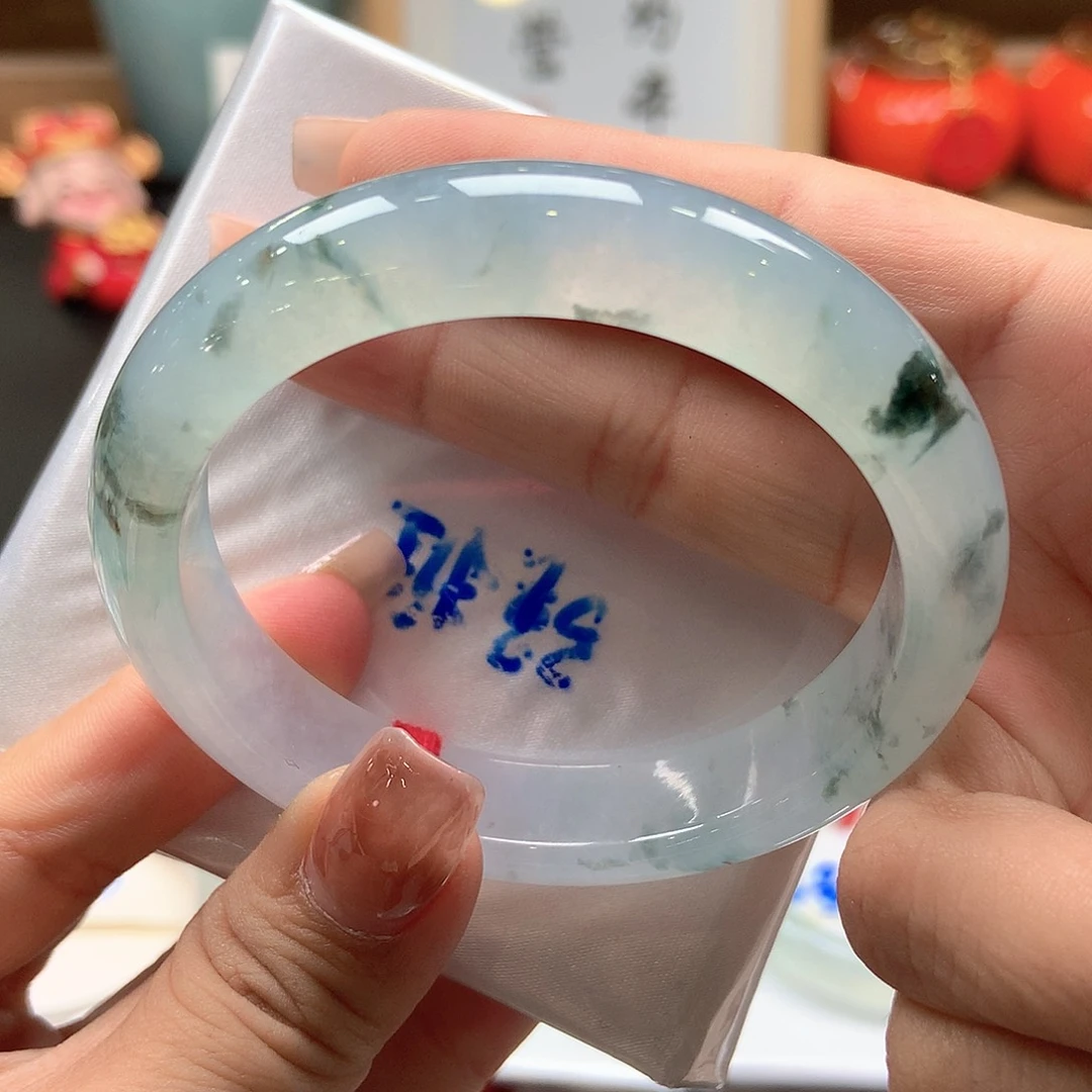 翡翠未镶嵌手镯59号