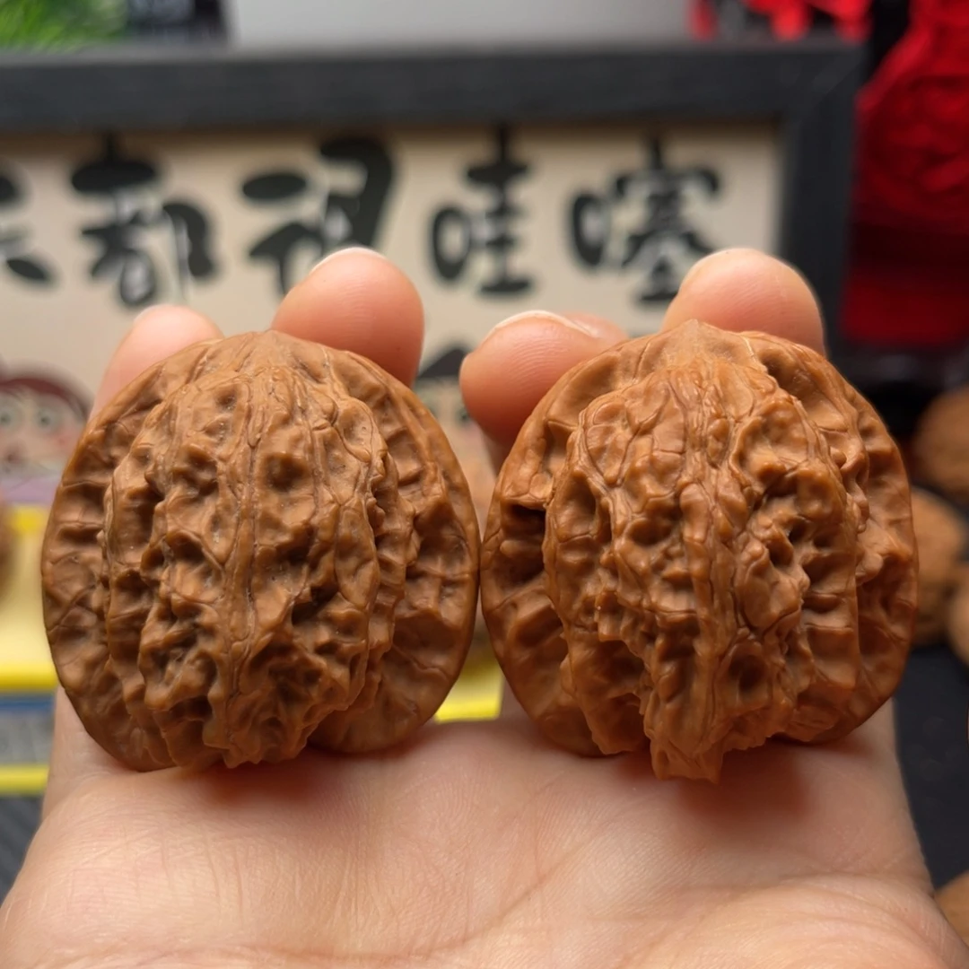 吊坠文玩核桃39野生红蝉