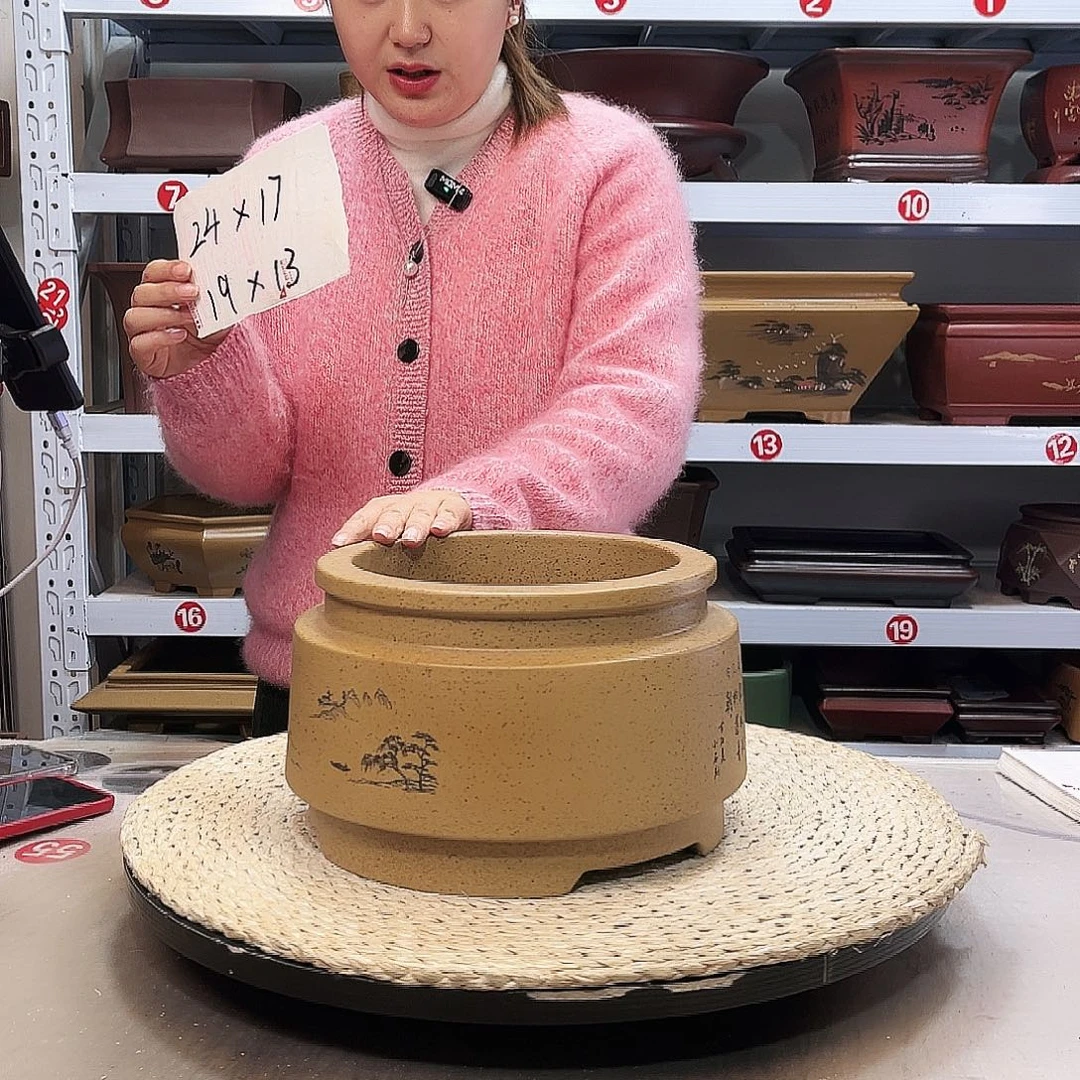 紫砂花盆紫砂花盆