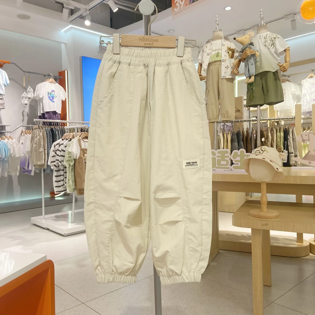 皇室童缘【童裤专家】透气速干冰感2025男童夏季长裤