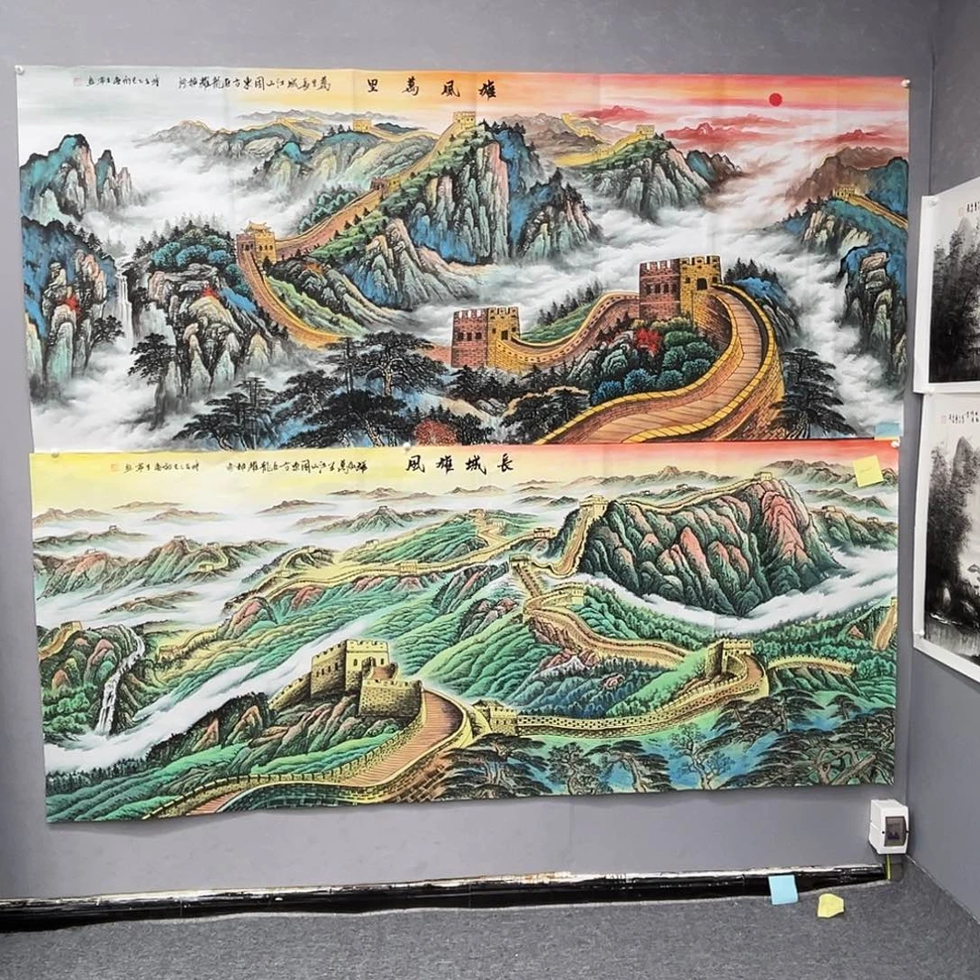 国画宁****设王老师雄风万里。小八尺 齐哥链接