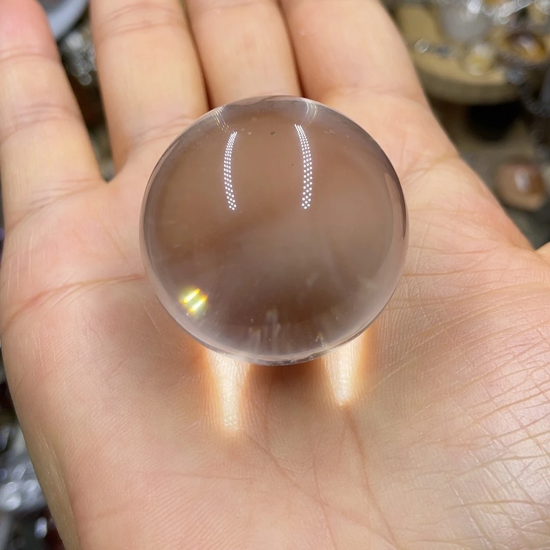 【闪购商品】水晶珠宝半成品未镶嵌球摆件