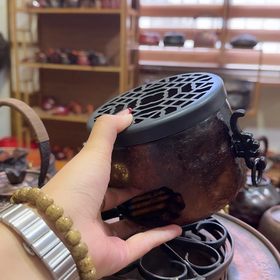 紫铜手工制作摆件炉