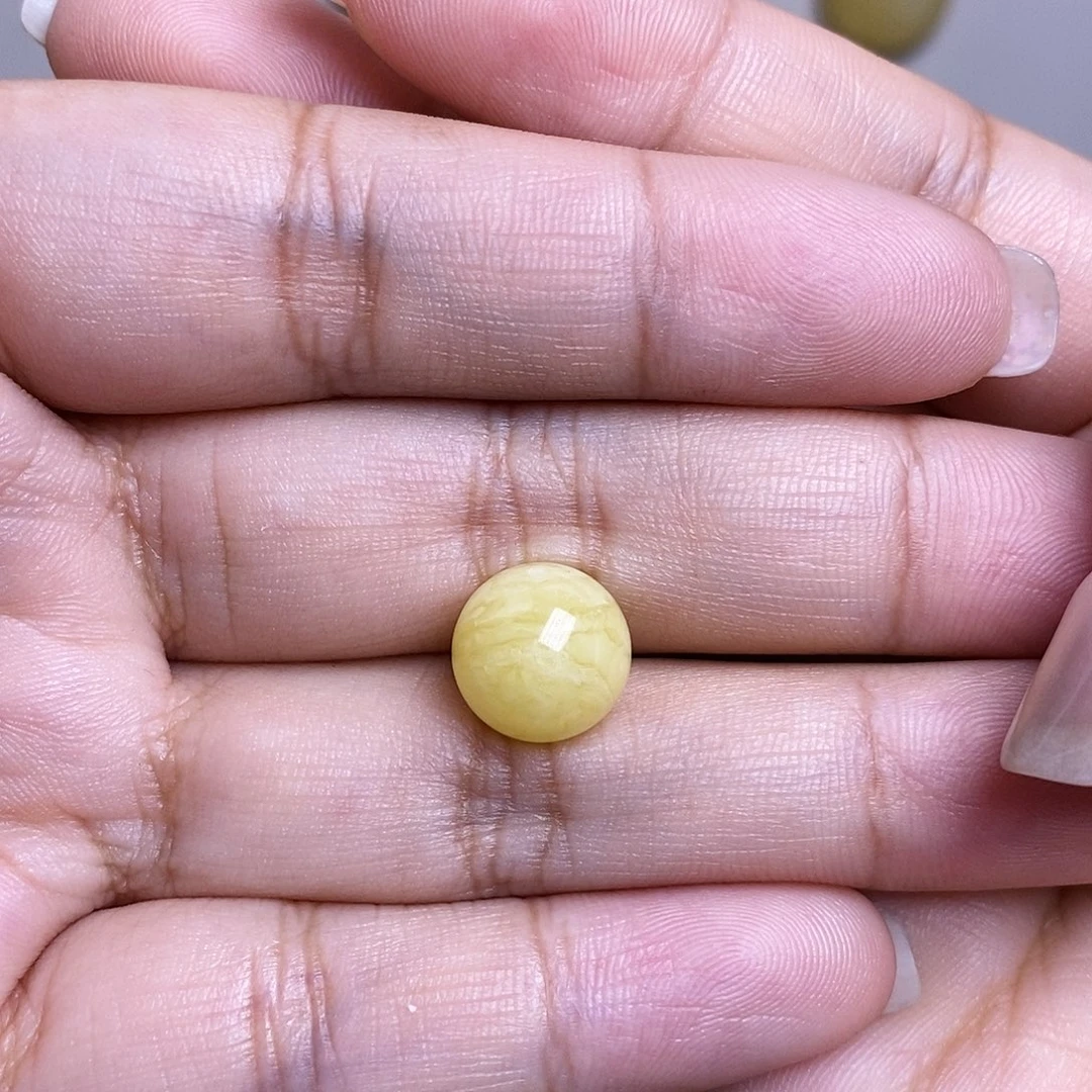 裸石琥珀未镶嵌Z****I蜜蜡圆珠
