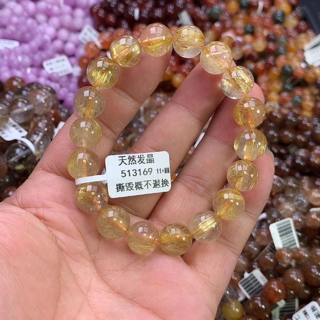 水晶手链未镶嵌，