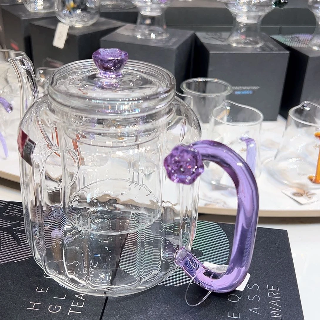 咖***甜禾器莲君紫色煮茶壶